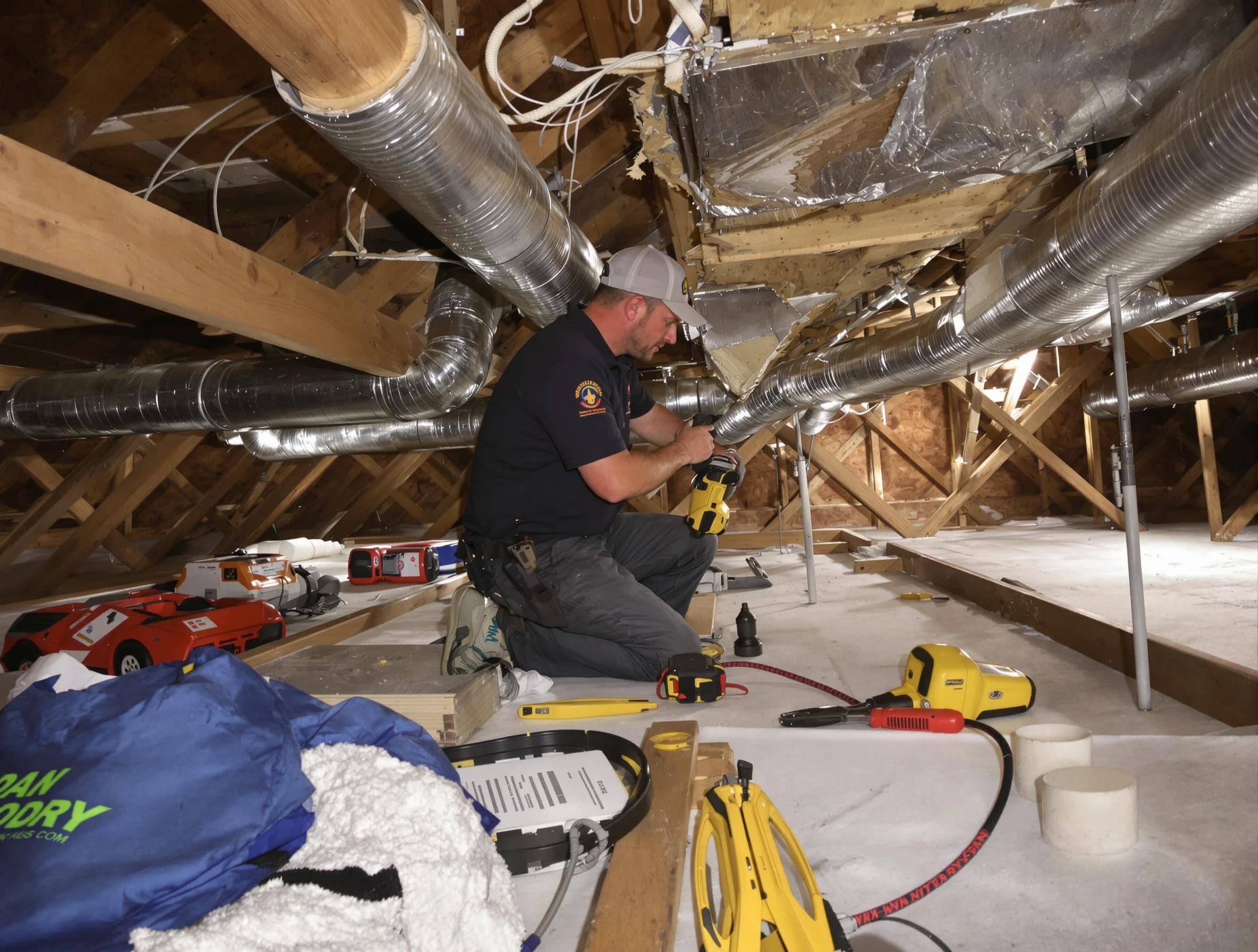 Professional air duct repair by West Covina Air Duct Cleaning in West Covina